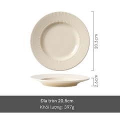 Bộ bát đĩa basic Nordic Pearl - TC70