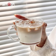 Cốc thủy tinh có quai 10,4cm 400ml - PT60