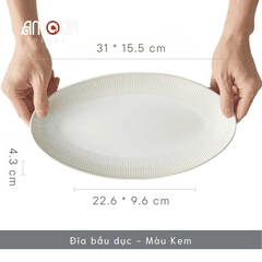 Bộ chén bát đĩa phong cách Bắc Âu thượng hạng - vân sọc nhỏ nhiều màu - Không chì - Chịu được nhiệt độ cao - GT06