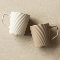 Cốc vân sọc phong cách hiện đại có quai 500ml 11cm - PT76