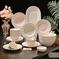 Bộ bát đĩa basic Nordic Pearl - TC70