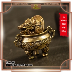 Lư hương chất liệu đồng