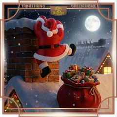 Mô hình ông già noel leo trèo vui nhộn