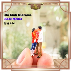 Mô hình Diorama - Race Medal 1:64 - gia đình (bản màu)