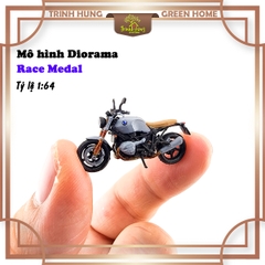 Mô hình Diorama - Race Medal 1:64 - Mô tô (bản màu)