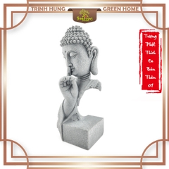 Tượng phật thích ca bán thân 01 đá sa thạch