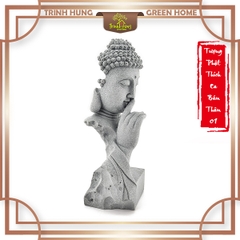 Tượng phật thích ca bán thân 01 đá sa thạch