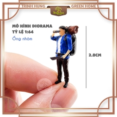 Mô hình người thám hiểm leo núi - Diorama 1:64