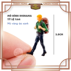 Mô hình người thám hiểm leo núi - Diorama 1:64