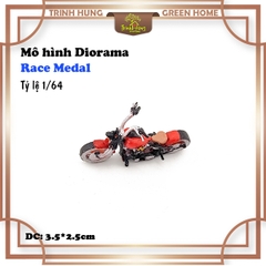 Mô hình Diorama - Race Medal 1:64 - xe máy mô tô Yamaha Ducati (bản màu)
