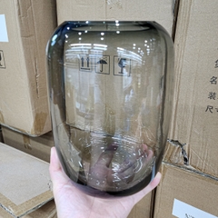 Bình thủy tinh trồng cây 16*22cm