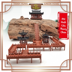 Mô hình cầu nhà cổ trung quốc - Cầu nâu