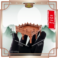 Mô hình cầu nhà cổ trung quốc - Cầu nâu