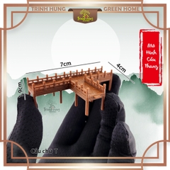 Mô hình cầu nhà cổ trung quốc - Cầu nâu