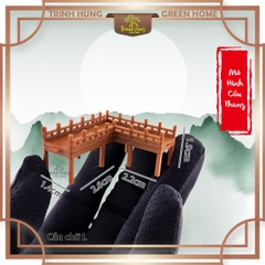 Mô hình cầu nhà cổ trung quốc - Cầu nâu
