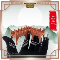Mô hình cầu nhà cổ trung quốc - Cầu nâu