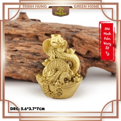 Mô hình rắn vàng Ất Tỵ in 3D