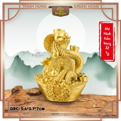 Mô hình rắn vàng Ất Tỵ in 3D