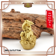 Mô hình rắn vàng Ất Tỵ in 3D