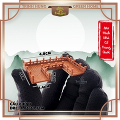 Mô hình cầu nhà cổ trung quốc - Cầu nâu