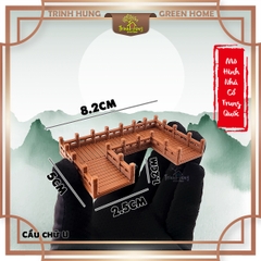 Mô hình cầu nhà cổ trung quốc - Cầu nâu