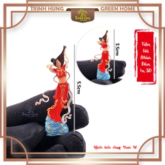 Tiên nữ in 3D tô màu sắc nét