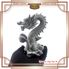 Lãng ngọc thủy long (rồng 3 khúc ver 3) đá sa thạch ST.PVN2351