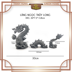 Lãng ngọc thủy long (rồng 3 khúc ver 3) đá sa thạch ST.PVN2351