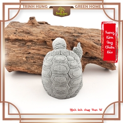 Tượng Kim Quy Chiêu Bảo đá sa thạch ST.PVN2373