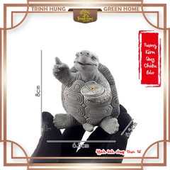 Tượng Kim Quy Chiêu Bảo đá sa thạch ST.PVN2373