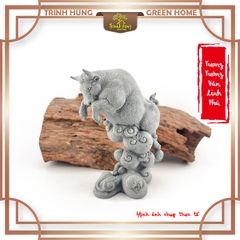Tượng tường vân linh thú đá sa thạch