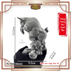 Tượng tường vân linh thú đá sa thạch