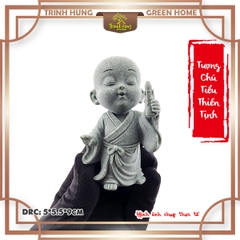 Tượng chú tiểu thiền tịnh đá sa thạch