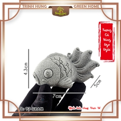 Tượng cá vàng ngơ ngác đá sa thạch ST.PVN2416