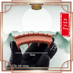 Mô hình cầu nhà cổ trung quốc - Cầu nâu
