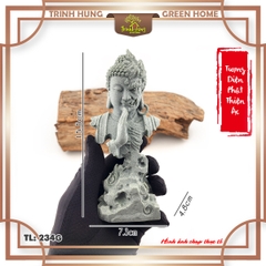 Tượng Diện phật thiện ác đá sa thạch ST0234