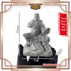 Tượng quan công đọc sách đá sa thạch ST.PVN2564