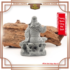 Tượng quan công đọc sách đá sa thạch ST.PVN2564