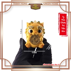 Tượng Tỳ Hưu chiêu tài tiến bảo đá sa thạch