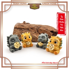 Tượng Tỳ Hưu chiêu tài tiến bảo đá sa thạch