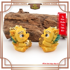 Tượng Tỳ Hưu chiêu tài tiến bảo đá sa thạch