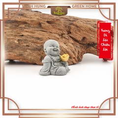 Tượng Di lặc chiêu lộc đá sa thạch ST2597