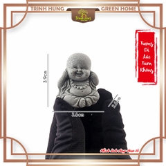 Bộ tượng Di lặc tam không đá sa thạch ST2596