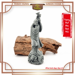 Tượng Đạt Ma quá hải đá sa thạch ST0285
