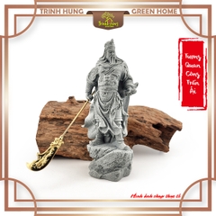 Tượng Quan công trấn ải đá sa thạch ST2586