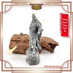 Tượng Quan công trấn ải đá sa thạch ST2586