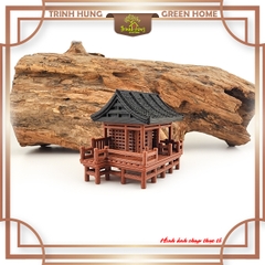 Mô hình nhà cổ trung quốc - Nhà sàn gỗ