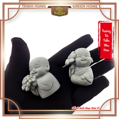 Bộ tượng tứ tiểu yêu hoa đá sa thạch ST0153