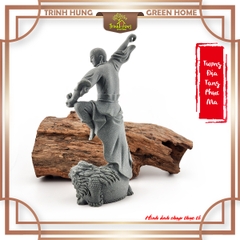Tượng Địa Tạng phục ma đá sa thạch ST0119