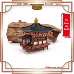 Mô hình nhà Nhật in 3D - nhà có mái hiên 1 tầng